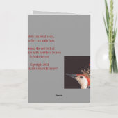 carte de pic à ventre rouge (Dos)