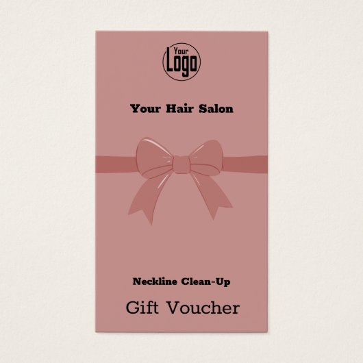 Carte de pièce justificative de nettoyage simple r (Devant)