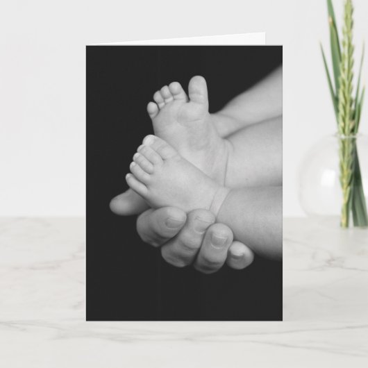 Carte de pieds B&W Babys (Devant)