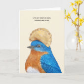 Carte de pierogi amusante (Fleur jaune)