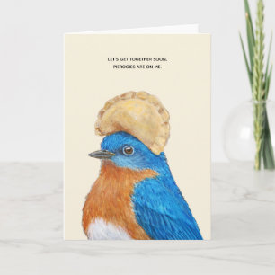 Carte de pierogi amusante