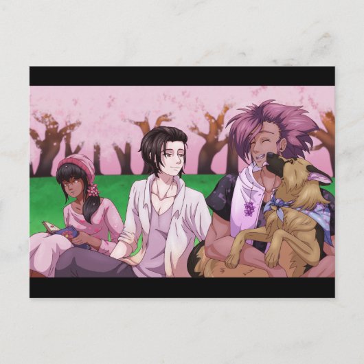 Carte de pique-nique Cherry Blossom (Devant)