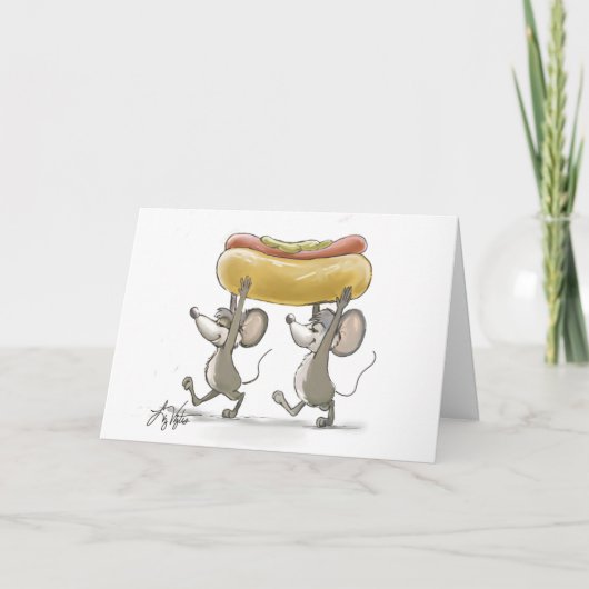 Carte de pique-nique Mic & Mac (Devant)