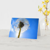 Carte de pissenlit (Fleur jaune)