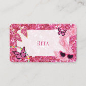 Carte de place baby shower fille (Devant)