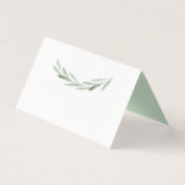 Carte de place de la table de couronnes d'olive ve (Front)