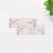 Carte de place de la table de fleurs de printemps (Bureau)