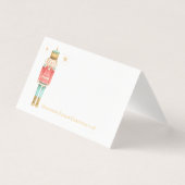 Carte de place de l'invité Nutcracker de Noël (Devant)