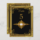 Carte de place de siège Black Gold (Devant / Derrière)