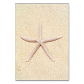 Carte de place de table de mariage Starfish Beach (Dos)