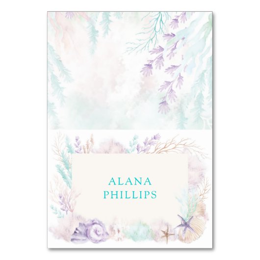 Carte de place de table de table de table de lavan (Par défaut)