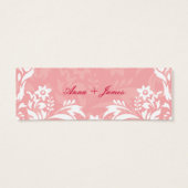 Carte de place Design No.1 - ROSE (Dos)