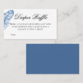 Carte de place du Baby shower de  de rabat (Devant / Derrière)