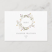 Carte de place Fleur sauvage séché Pampas Floral M (Devant)