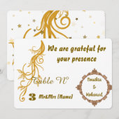 Carte de place Gold (Devant / Derrière)