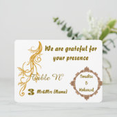 Carte de place Gold (Debout devant)