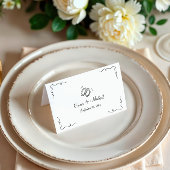 Carte de place Mariage à main lunaire