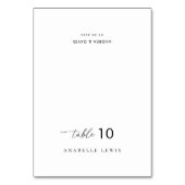 Carte de place Mariage de script avec nom d'hôte (Par défaut)