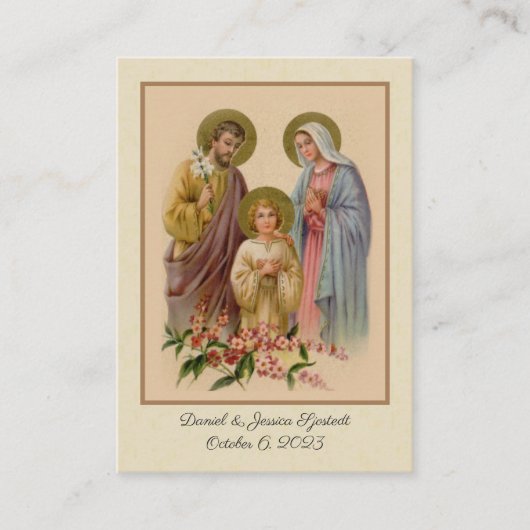 Carte de place Matt & Haley Wascher (Devant)