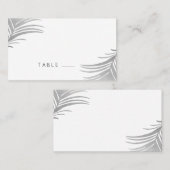 Carte de place pour la fête tropicale Feuille Arge (Devant / Derrière)