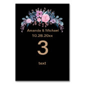 Carte de place vintage aquarelle (Dos)