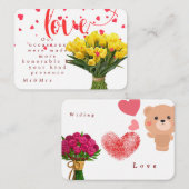 Carte de placement (Devant / Derrière)