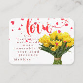 Carte de placement (Devant)