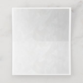 Carte De Placement 15e anniversaire de Mariage Crystal carte de place (Intérieur déplié)