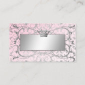 Carte De Placement 311-Argent Divine Rose doux Cadre (Dos)