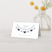 Carte De Placement 45e saphir mariage anniversaire conception de l'en (Devant)