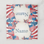 Carte De Placement 4 juillet (Extérieur déplié)