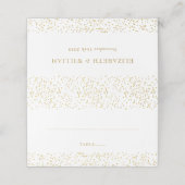 Carte De Placement 50e Anniversaire Gold Dust (Extérieur déplié)