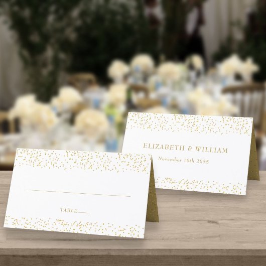 Carte De Placement 50e Anniversaire Gold Dust