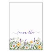 Carte de placement à bordure aquarelle de fleurs s (Par défaut)