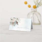 Carte De Placement À feuillage persistant Winter Onederland (Devant)