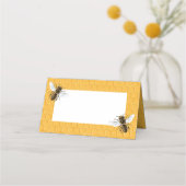 Carte De Placement Abeilles et peigne jaune (Devant)