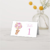 Carte De Placement Absolument adorable Teddy Bear Girly Plaques (Devant)