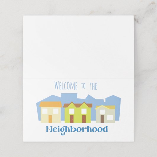 Carte De Placement Accueil de quartier (Extérieur déplié)