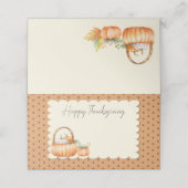 Carte De Placement Action de grâces (Extérieur déplié)