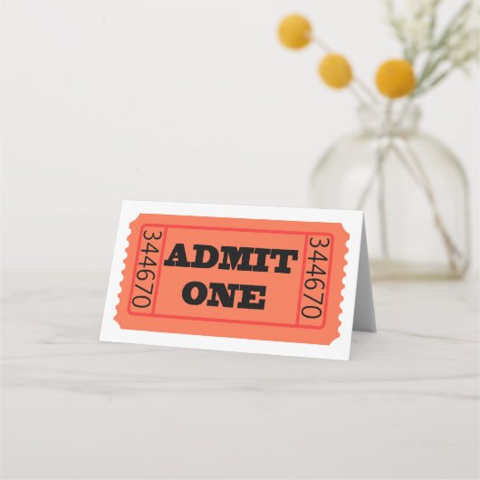 Carte De Placement Admettre un (Devant)
