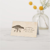 Carte De Placement Africain Safari Giraffes & Arbre Mariage Siège (Devant)