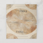 Carte De Placement Air Neutre Éléments naturels Bohème Bohème Place (Extérieur déplié)