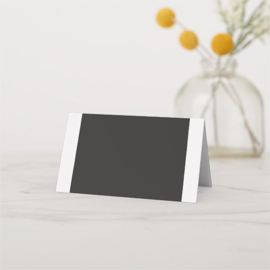 Carte De Placement Ajouter votre propre texte clair et gris foncé (Dos)