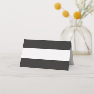 Carte De Placement Ajouter votre propre texte Gris foncé et gris clai
