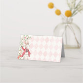 Carte De Placement Alice Aventures dans Woderland Anniversaire Tea Pa (Dos)