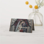Carte De Placement Amour Éternel Gothique (Dos)