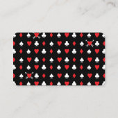 Carte De Placement Amour Frappe Las Vegas Remplir Nom Numéro de table (Dos)