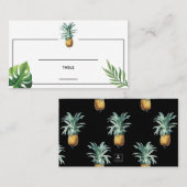 Carte De Placement Ananas délice (Devant / Derrière)