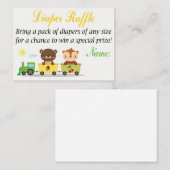 Carte De Placement Animaux entraîner Déchets Raffle Billets (Devant / Derrière)
