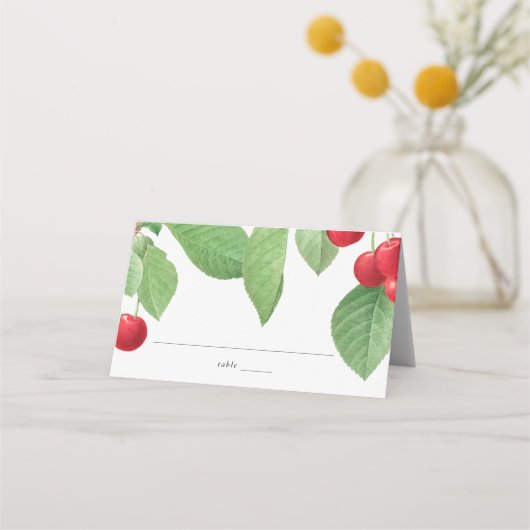 Carte De Placement Antique Botany Mariage Place Card (Devant)